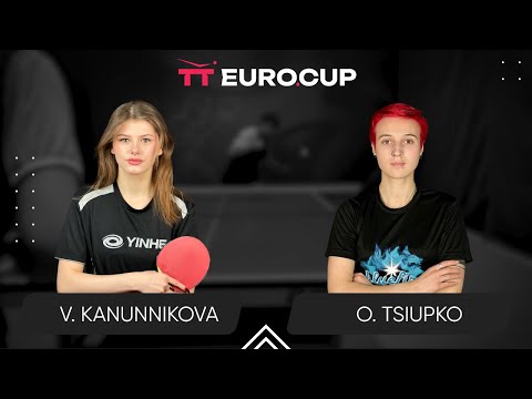 19:40 Vasylysa Kanunnikova - Oleksandra Tsiupko 21.08.2024 TT Euro.Cup Women Ukraine Star. TABLE 4