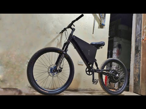 turn cheap bike into programable powerful ebike using  "FLIPSKY Mini FSESC4.20 SMART"