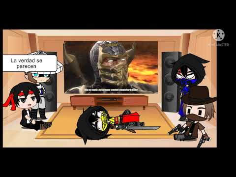 Mortal Kombat reacciona a Scorpion vs Sub-Zero Rap (Keyblade) | Gacha Club
