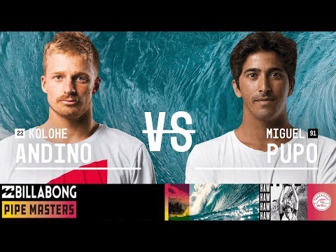 Kolohe Andino vs. Miguel Pupo - Round Two, Heat 5 - Billabong Pipe Masters 2018