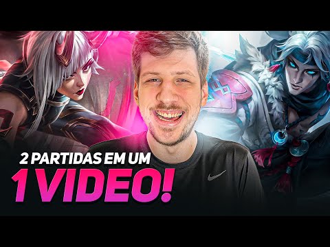 PRA GANHAR DE ADC SÓ PRECISA FAZER O BÁSICO!  - (2 PARTIDAS EM 1 VÍDEO)