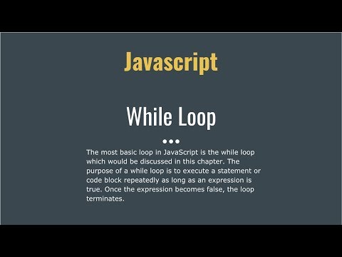 How To Use While Loop In Javascript Learn Javascript Part 10