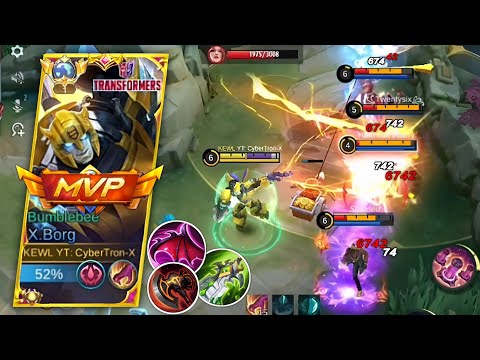 X.BORG BRUTAL DAMAGE + NEW HYPER BUILD IS SO OP!! | X.BORG BEST BUILD 2023 | MLBB