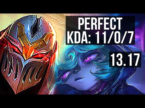 ZED vs VEX (MID) | 11/0/7, 1200+ games, Legendary, 800K mastery | EUW Master | 13.17