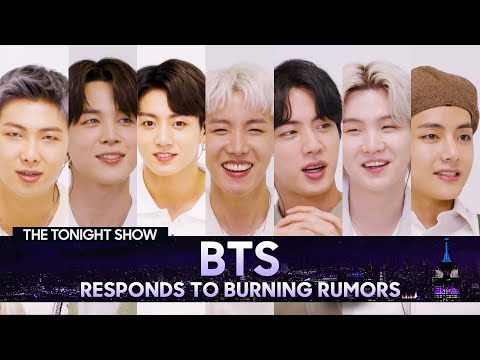 BTS Responds to Rumors About Their Fan Base and Potential Stage Names | The Tonight Show