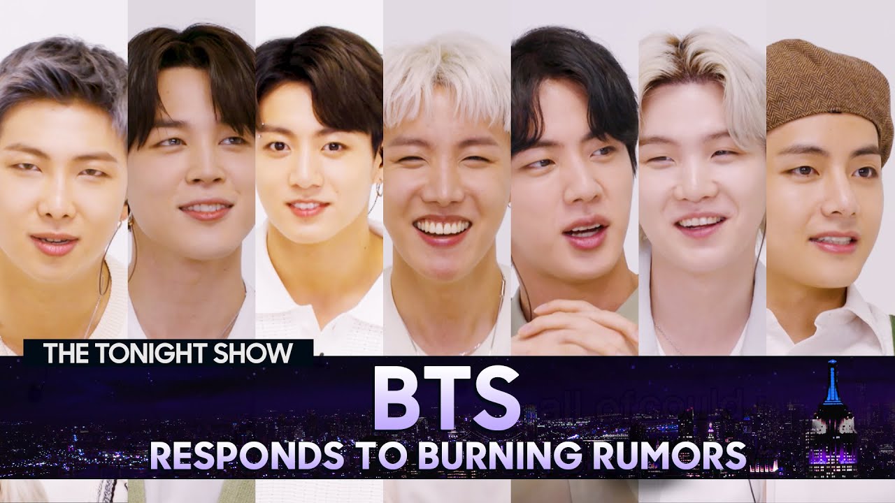 BTS Responds to Rumors About Their Fan Base and Potential Stage Names | The Tonight Show