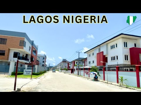 LAGOS NIGERIA TOUR, STREET/NEIGHBORHOOD WALKING TOUR IN LEKKI LAGOS 