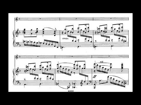 Nikolay Myaskovsky - Cello Sonata No. 1, Op. 12 (1911) [Score-Video]