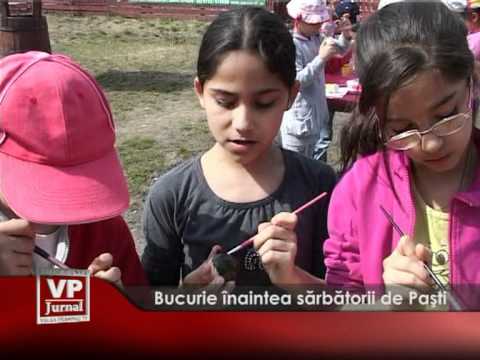 Bucurie înaintea sărbătorii de Paşti