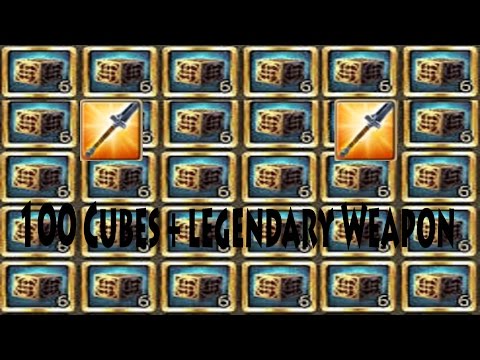 Drakensang Online #1 - 100 cubes + crafting legendary weapon