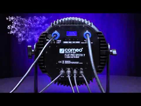 Cameo FLAT PRO SPOTIX 7 TRI Color Spot PAR Scheinwerfer LED Lichteffekt