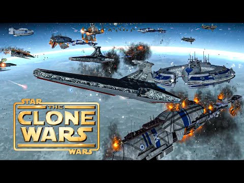 Galactic Republic vs CIS - Chaotic Epic Space Battle! Star Wars: Empire At War Fall of the Republic