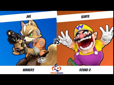 VirtuaSmash #12 SSBU Singles - WR2 - JNK (Fox) vs Vemyx (Wario)