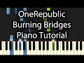 OneRepublic - Burning Bridges Tutorial (How To ...