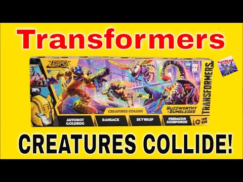 Transformers Buzzworthy Bumblebee Creatures Collide 4-Pack - GotBot True Review NUMBER 1010