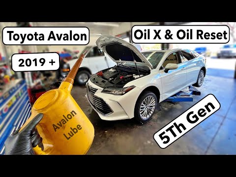How To | Toyota Avalon | Oil Change & Oil Life Reset | 2019+