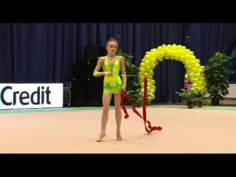 WC Bucharest 2013   Junior 14   OLTEAN Stefania   Ribbon