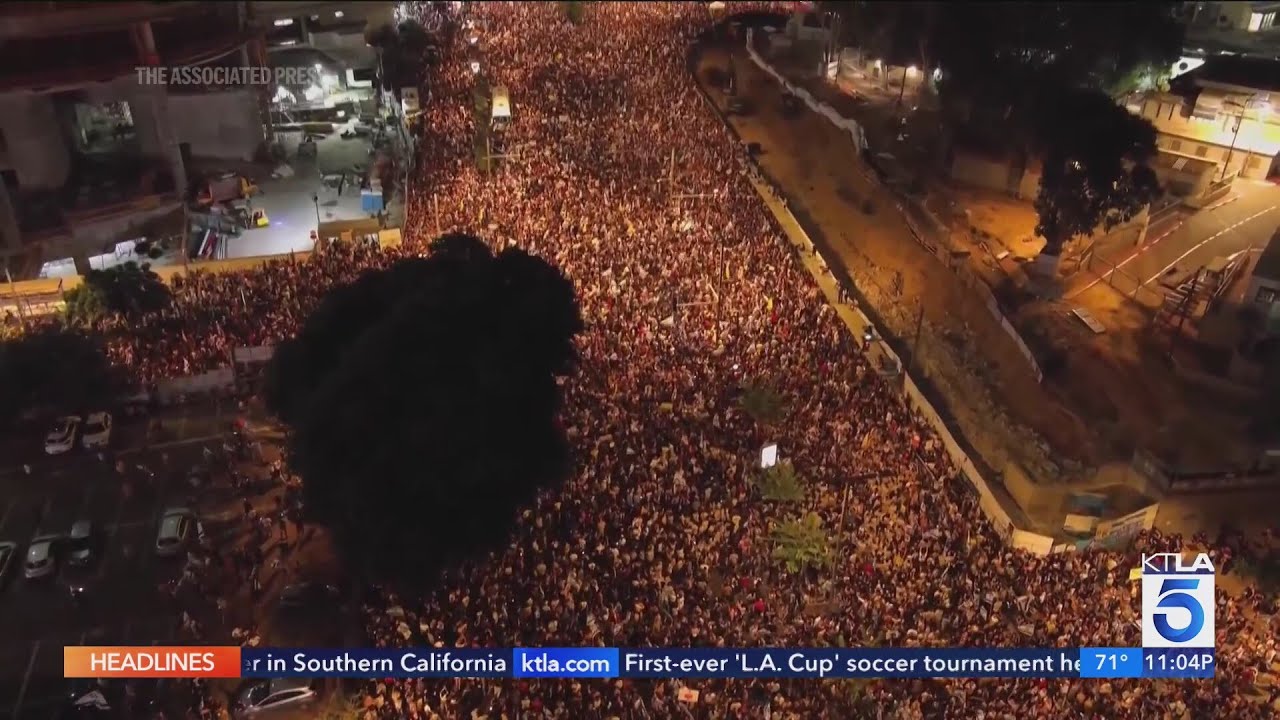 Protests erupt in Israel after 6 hostages found dead