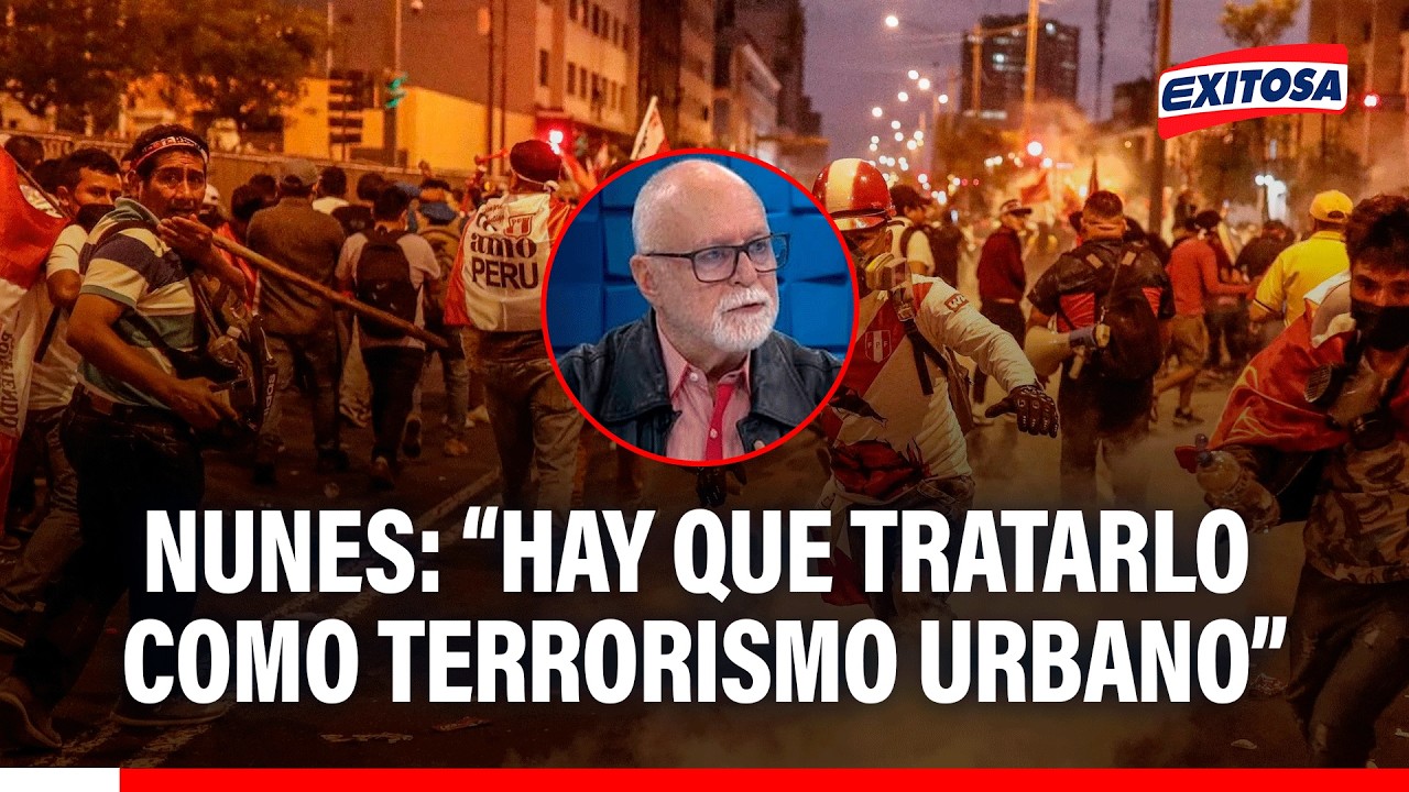 🔴🔵 Luis Nunes sobre la crisis delictiva en el Perú: “Hay que tratarlo como terrorismo urbano”