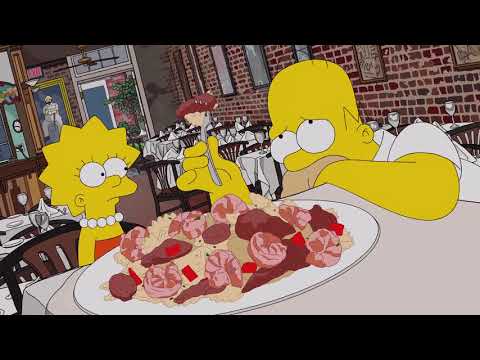 Homer Eats His Way Through New Orleans  Season 29 Ep  17  THE SIMPSONS