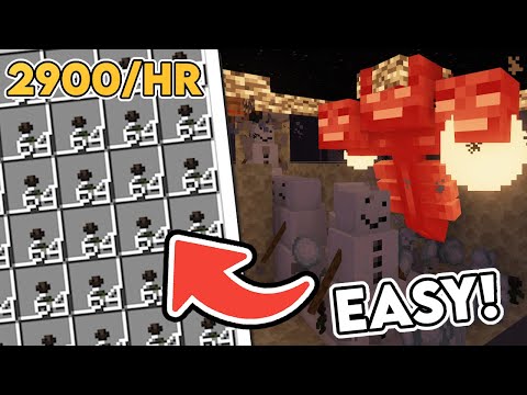 🌹 Easiest Wither Rose Farm Tutorial in Minecraft 1.20+! | 🔥 2900/hr | Ianxofour's design