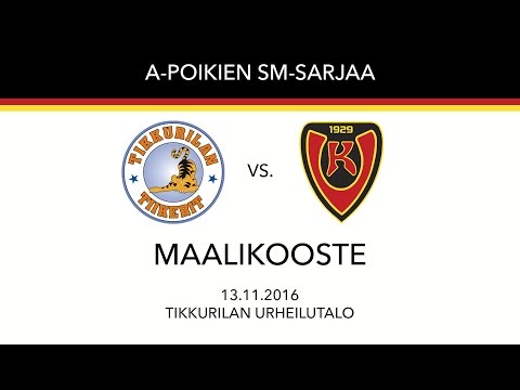 PASM: Tiikerit - Koovee, 13.11.2016, Maalikooste