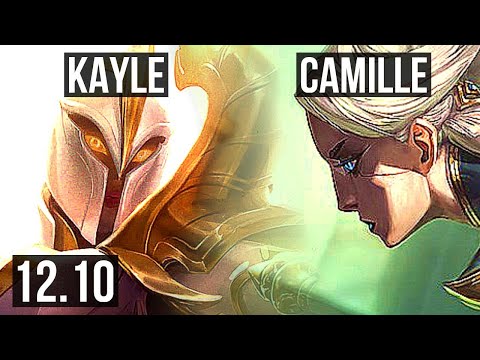 KAYLE vs CAMILLE (TOP) | Rank 5 Kayle, 12/1/2, 500+ games, Legendary | KR Master | 12.10