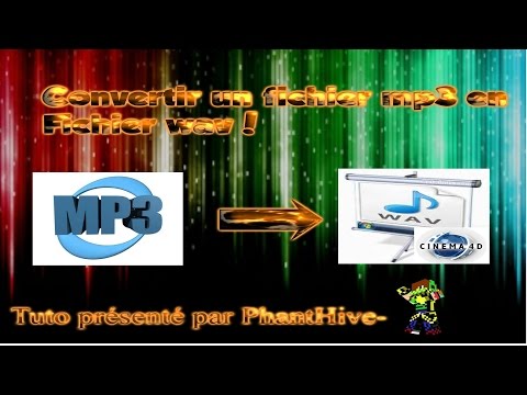 comment modifier un fichier wav en mp3