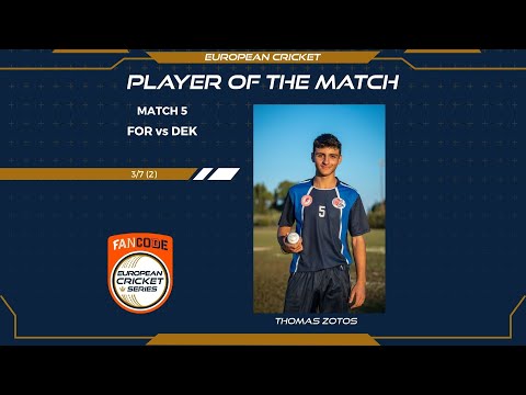 MOM: T.Zotos - FOR vs DEK | Highlights | FanCode ECS Greece Day 2 | Greece 2021