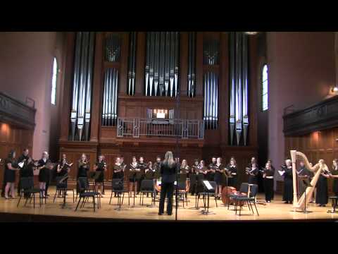 Oberlin ExCo Choir sings Mille regretz by Josquin des Prez