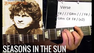SEASONS IN THE SUN - Guitar Lesson✅✅🎵