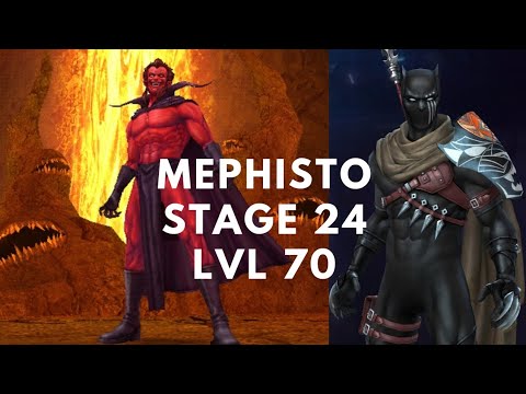 MFF | Black Panther Level 70 | King without a Crown Uniform | Mephisto Stage 24 with 13% peirce