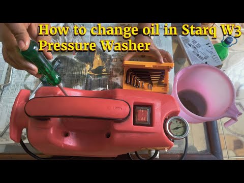 How to Change Oil in Starq W3 Pressure Washer #starq