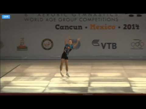 WCH Aeróbic Cancún 2014 - (FINAL) IM AG1 - Petr PERMINOV - RUS