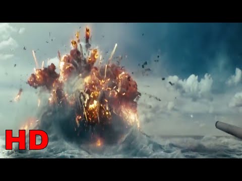 USS Missouri VS Alien Mothrership. Battleship 2012 Final Battle.