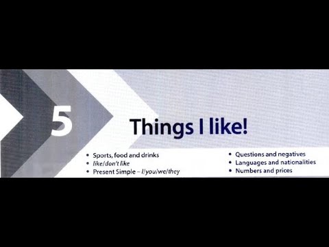 Headway Beginner 5th Workbook UNIT 5 - Things I like