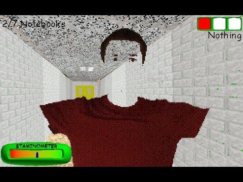 Baldi's Basics Classic Remastered: Null and Glitch Modes (No