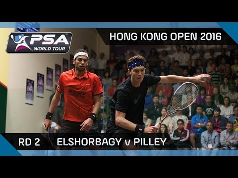 Squash: Hong Kong Open 2016 - Mo. Elshorbagy v Pilley - Rd 2 Highlights