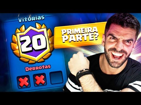 ESTOU MAIS PERTO DE GANHAR O DESAFIO DA 20 VITORIAS NO CLASH ROYALE!