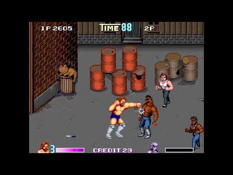 Double Dragon Reloaded Alternate v5.1.1 - 1 coin clear playthrough with Jim Duggan