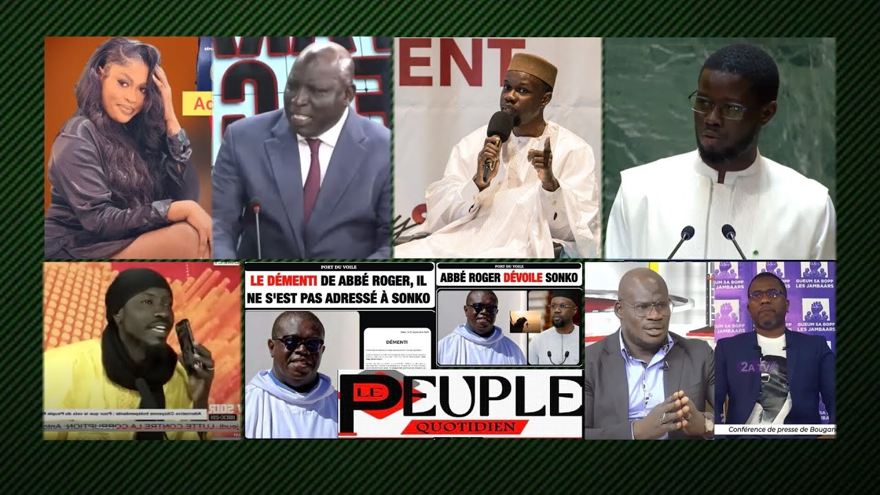 ONU DIOMAYE FAIT UN DISCOURS DE HAUTE FACTURE...KADER SENTV CORRIGE BOUGANE...RADJI SARR REVELATION.