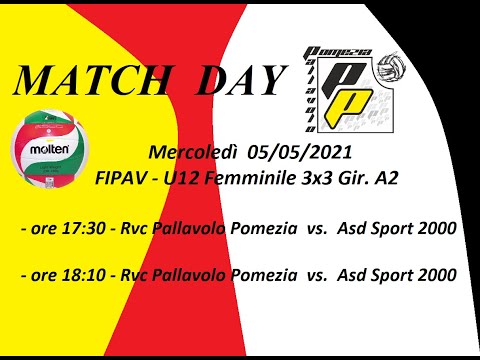 U12 Femm. 3x3  -  RVC Pallavolo Pomezia  vs. ASD Sport 2000