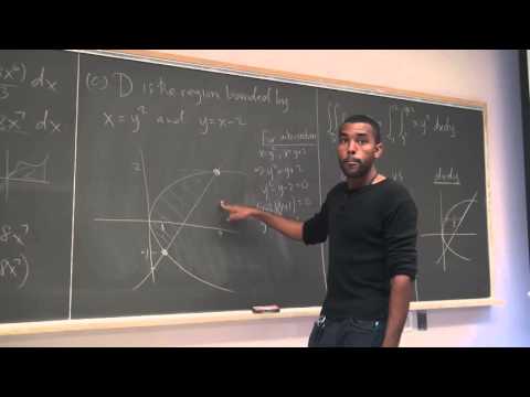Math 203 Lecture 23 - Double integrals over general regions and with polar coordinates