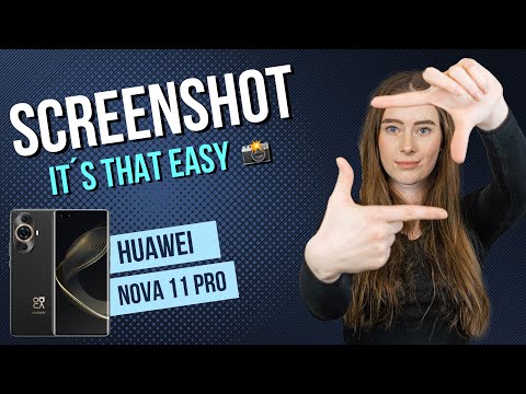 Huawei nova 11 Pro - How to take a Screenshot • 📱 • 📸 • 🖼 • | Tutorial