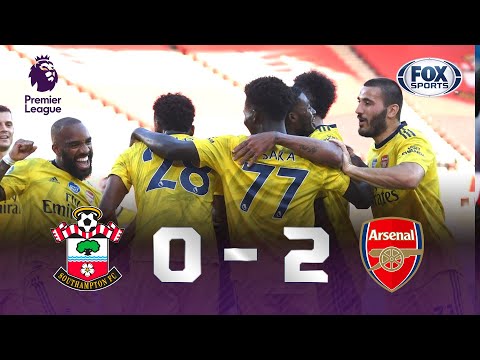 FALHA BIZARRA NA PREMIER LEAGUE! Veja os Melhores Momentos de Southampton 0 X 2 Arsenal
