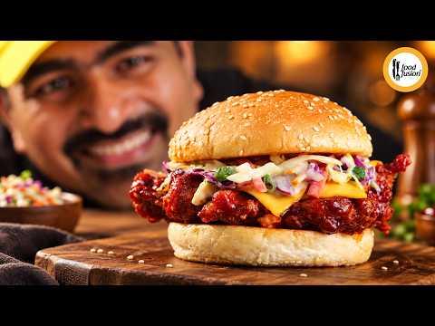 Buldak Crispy Chicken Burger