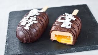 Тропическое ПИРОЖНОЕ - Эскимо ☆ КОКОС/ШОКОЛАД/МАНГО