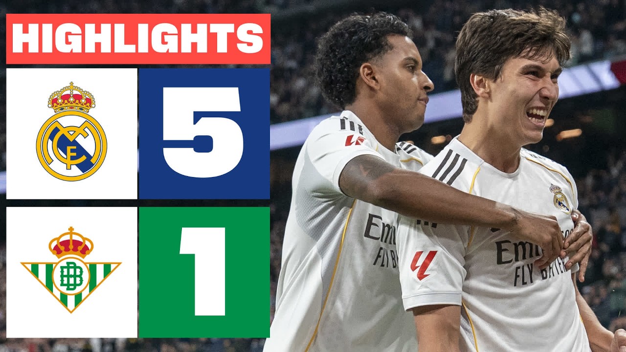 Real Madrid vs Real Betis Highlights