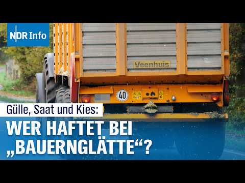 Video Thumbnail: Gülle, Saat und Kies: ADAC warnt vor "Bauernglatteis"  | NDR Info