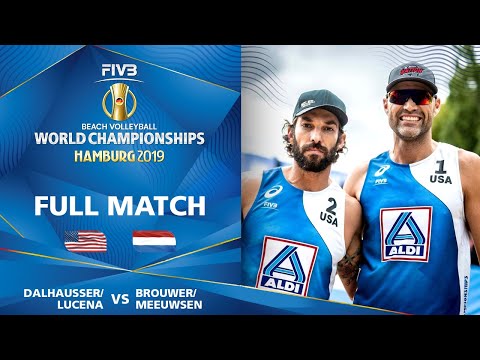 Dalhausser/Lucena vs. Brouwer/Meeuwsen - Full Match | Beach Volleyball World Champs Hamburg 2019